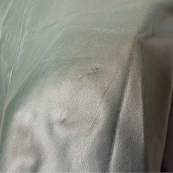 Lamarque Galia Blazer Dress Jacket Feather Trim Dark Jade XS/S - Picture 7 of 10